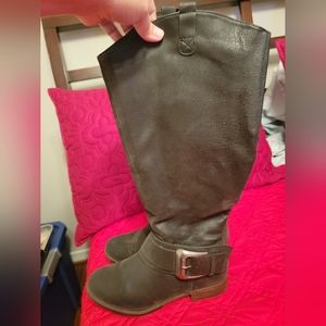 Maurices Black Wide Calf Boots